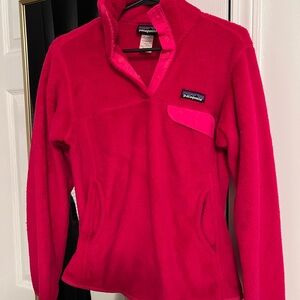 Hot pink Patagonia pullover